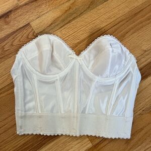 Elegant Cream Corset Top